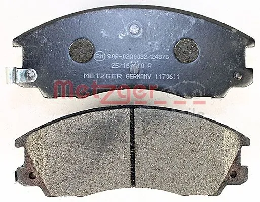 METZGER AUTOTEILE 1170611 Brake Pad Set, disc brake