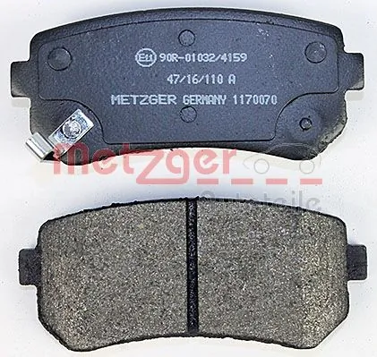 METZGER AUTOTEILE 1170070 Brake Pad Set, disc brake