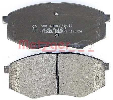 METZGER AUTOTEILE 1170524 Brake Pad Set, disc brake