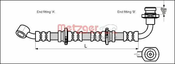Brake Hose 4110071