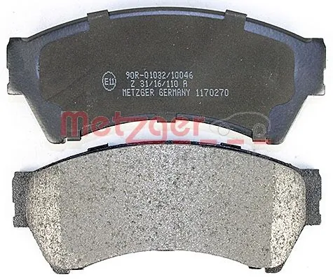METZGER AUTOTEILE 1170270 Brake Pad Set, disc brake