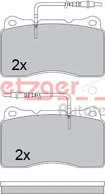 METZGER AUTOTEILE 1170534 Brake Pad Set, disc brake