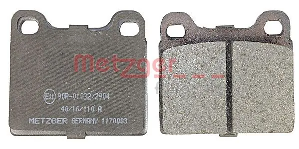 METZGER AUTOTEILE 1170003 Brake Pad Set, disc brake