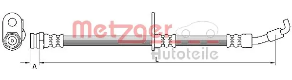 Brake Hose 4110876