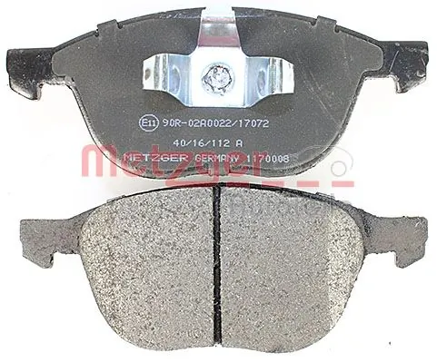 METZGER AUTOTEILE 1170008 Brake Pad Set, disc brake