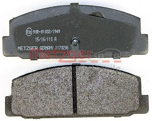 METZGER AUTOTEILE 1170206 Brake Pad Set, disc brake