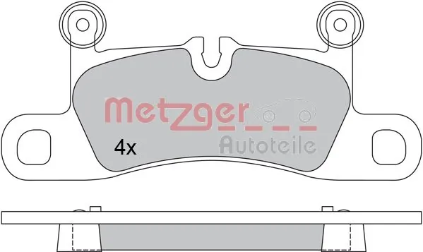 METZGER AUTOTEILE 1170523 Brake Pad Set, disc brake