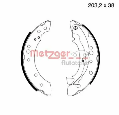 Brake Shoe Set MG 961