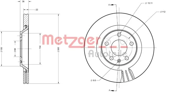 Brake Disc 6110697