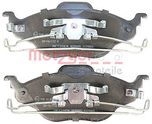 METZGER AUTOTEILE 1170063 Brake Pad Set, disc brake