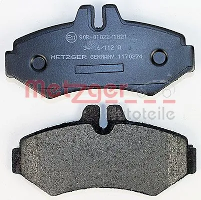 METZGER AUTOTEILE 1170274 Brake Pad Set, disc brake