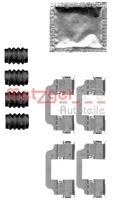Accessory Kit, disc brake pad GREENPARTS 109-1828
