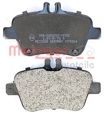 METZGER AUTOTEILE 1170204 Brake Pad Set, disc brake