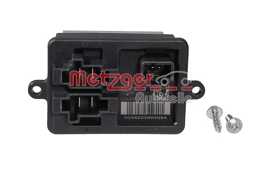 METZGER AUTOTEILE 0917745 Resistor, interior blower