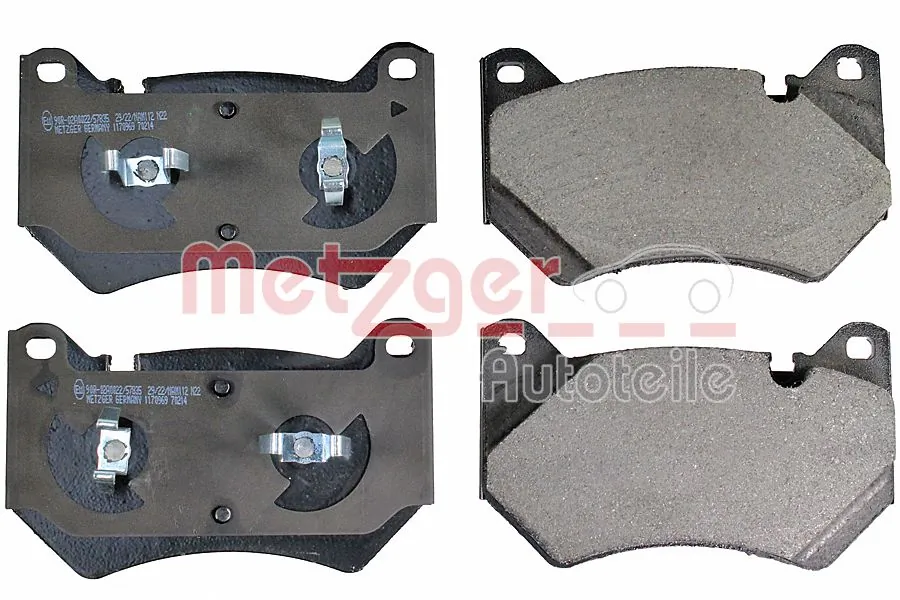 METZGER AUTOTEILE 1170969 Brake Pad Set, disc brake