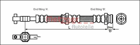 Brake Hose 4113304