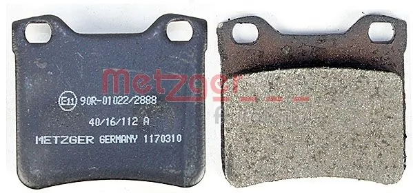 METZGER AUTOTEILE 1170310 Brake Pad Set, disc brake