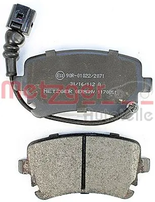METZGER AUTOTEILE 1170051 Brake Pad Set, disc brake