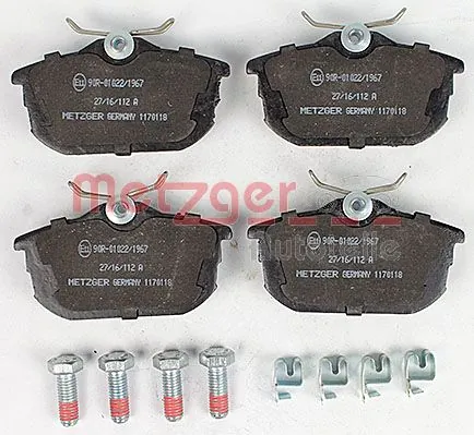 METZGER AUTOTEILE 1170118 Brake Pad Set, disc brake