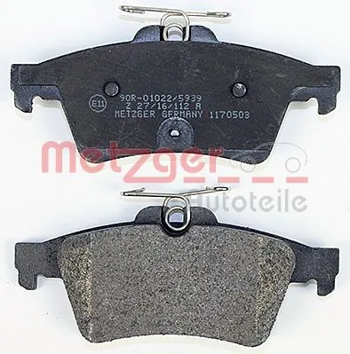 METZGER AUTOTEILE 1170503 Brake Pad Set, disc brake