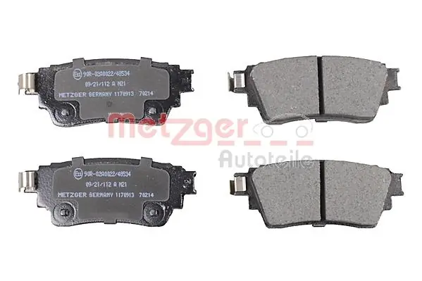 METZGER AUTOTEILE 1170913 Brake Pad Set, disc brake