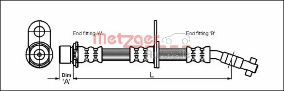Brake Hose 4112167
