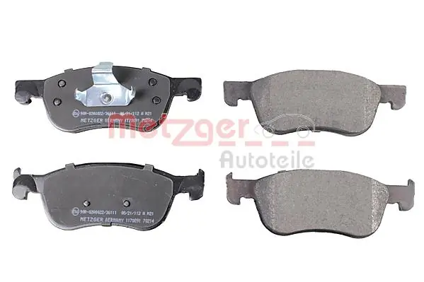METZGER AUTOTEILE 1170891 Brake Pad Set, disc brake