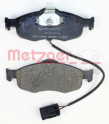 METZGER AUTOTEILE 1170267 Brake Pad Set, disc brake