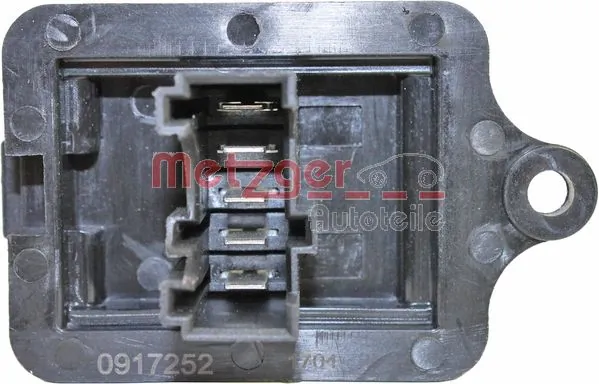 METZGER AUTOTEILE 0917252 Resistor, interior blower