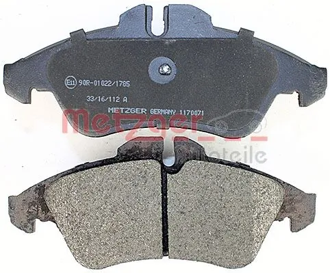 METZGER AUTOTEILE 1170071 Brake Pad Set, disc brake