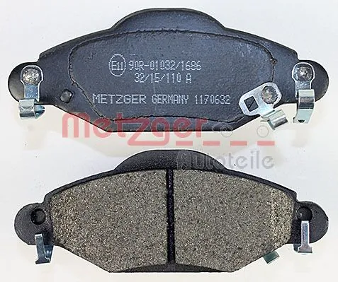 METZGER AUTOTEILE 1170632 Brake Pad Set, disc brake