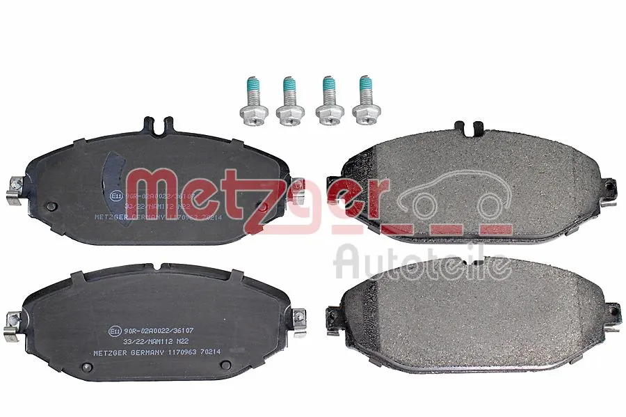 METZGER AUTOTEILE 1170963 Brake Pad Set, disc brake