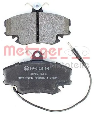 METZGER AUTOTEILE 1170009 Brake Pad Set, disc brake