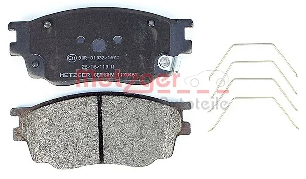 METZGER AUTOTEILE 1170461 Brake Pad Set, disc brake