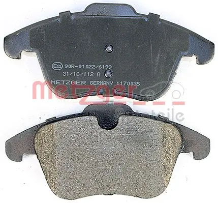 METZGER AUTOTEILE 1170035 Brake Pad Set, disc brake