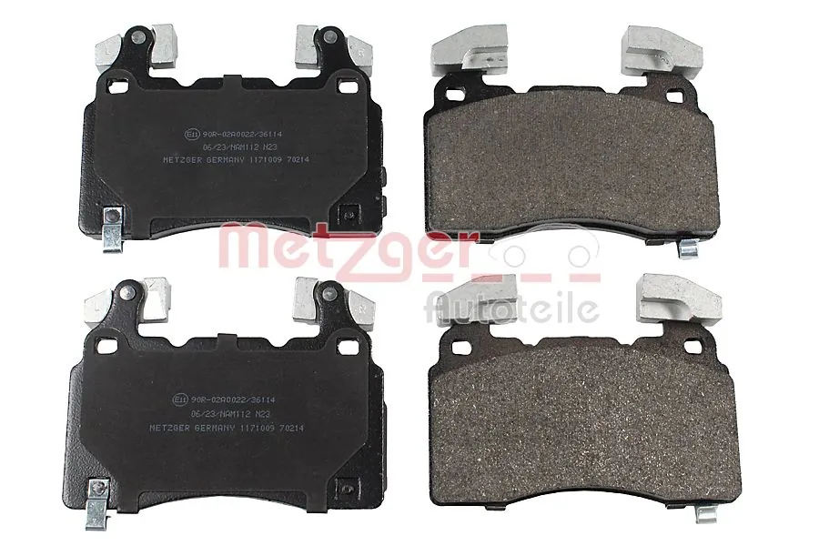 METZGER AUTOTEILE 1171009 Brake Pad Set, disc brake
