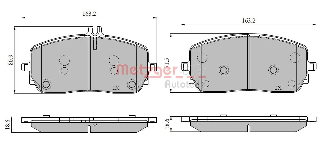 Brake Pad Set, disc brake GREENPARTS 1170956