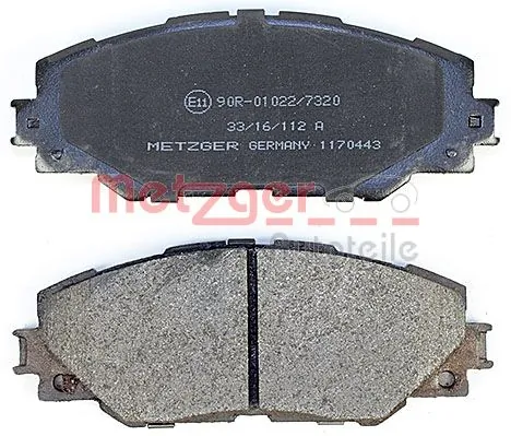 METZGER AUTOTEILE 1170443 Brake Pad Set, disc brake