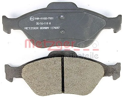 METZGER AUTOTEILE 1170287 Brake Pad Set, disc brake