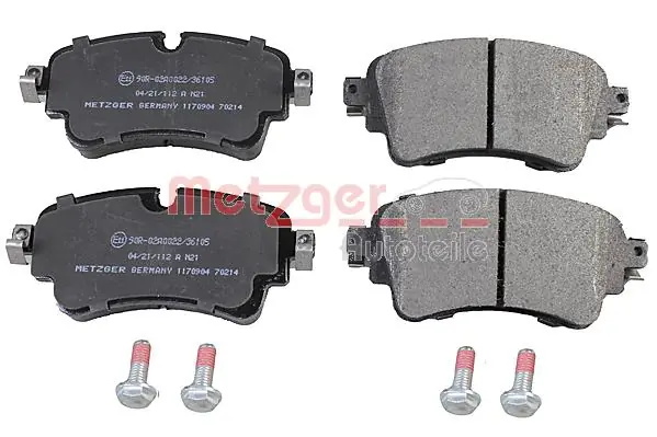 METZGER AUTOTEILE 1170904 Brake Pad Set, disc brake