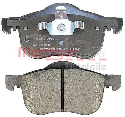 METZGER AUTOTEILE 1170013 Brake Pad Set, disc brake