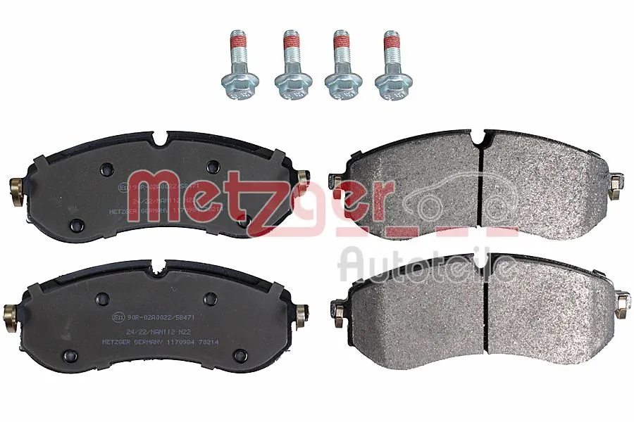 METZGER AUTOTEILE 1170984 Brake Pad Set, disc brake