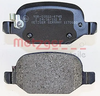 METZGER AUTOTEILE 1170680 Brake Pad Set, disc brake
