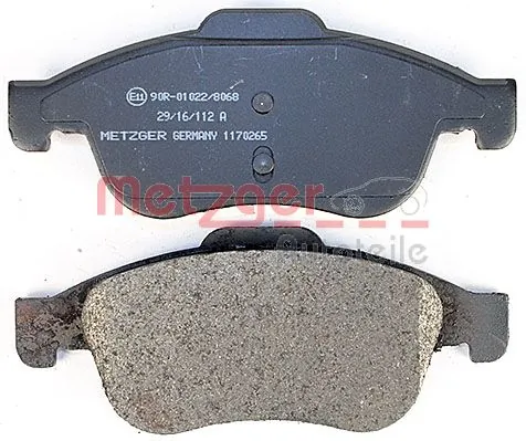 METZGER AUTOTEILE 1170265 Brake Pad Set, disc brake