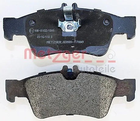 METZGER AUTOTEILE 1170049 Brake Pad Set, disc brake