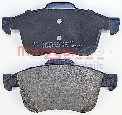 METZGER AUTOTEILE 1170636 Brake Pad Set, disc brake