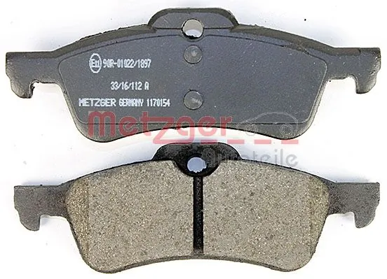 METZGER AUTOTEILE 1170154 Brake Pad Set, disc brake