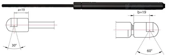 Gas Spring, boot/cargo area 2110470