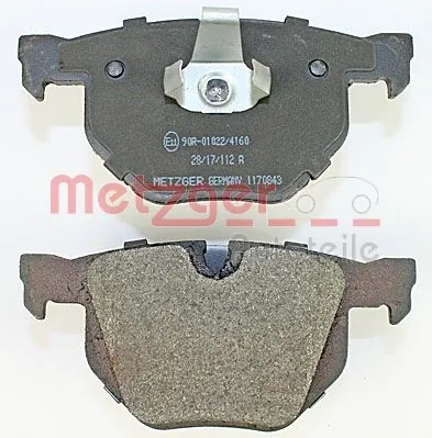 METZGER AUTOTEILE 1170843 Brake Pad Set, disc brake