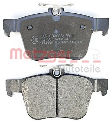 METZGER AUTOTEILE 1170470 Brake Pad Set, disc brake